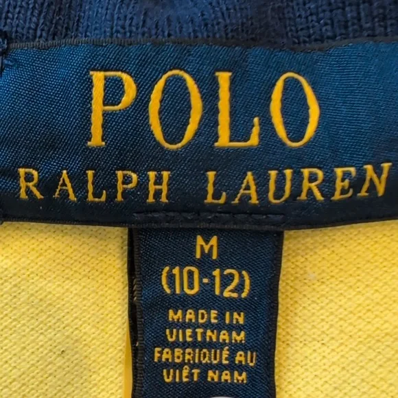 Boys Polo Ralph Lauren big pony polo shirt size M(10/12) - Picture 3 of 5